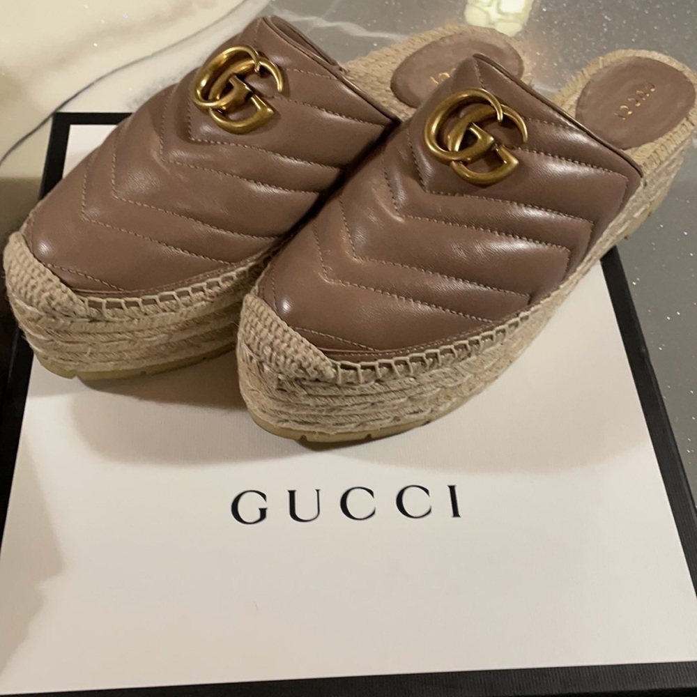 Gucci platform sandals